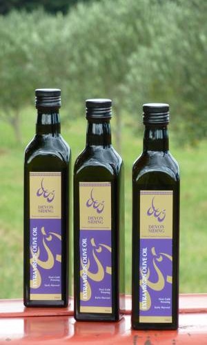 Devon Siding Extra Virgin Olive Oil Bottles